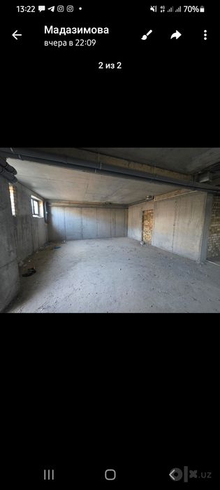Сергели квартира 1  комнатная 1 этаж + подвал