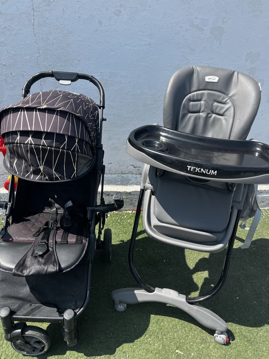 Продам коляску и стул для кормления