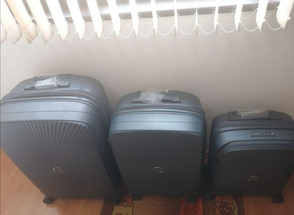 Комплект два броя куфари Grand Ghepard Grafitt Полипропилен.