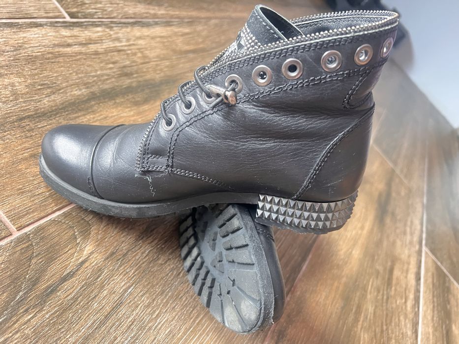 Естествена кожа боти-Massimo Zardi