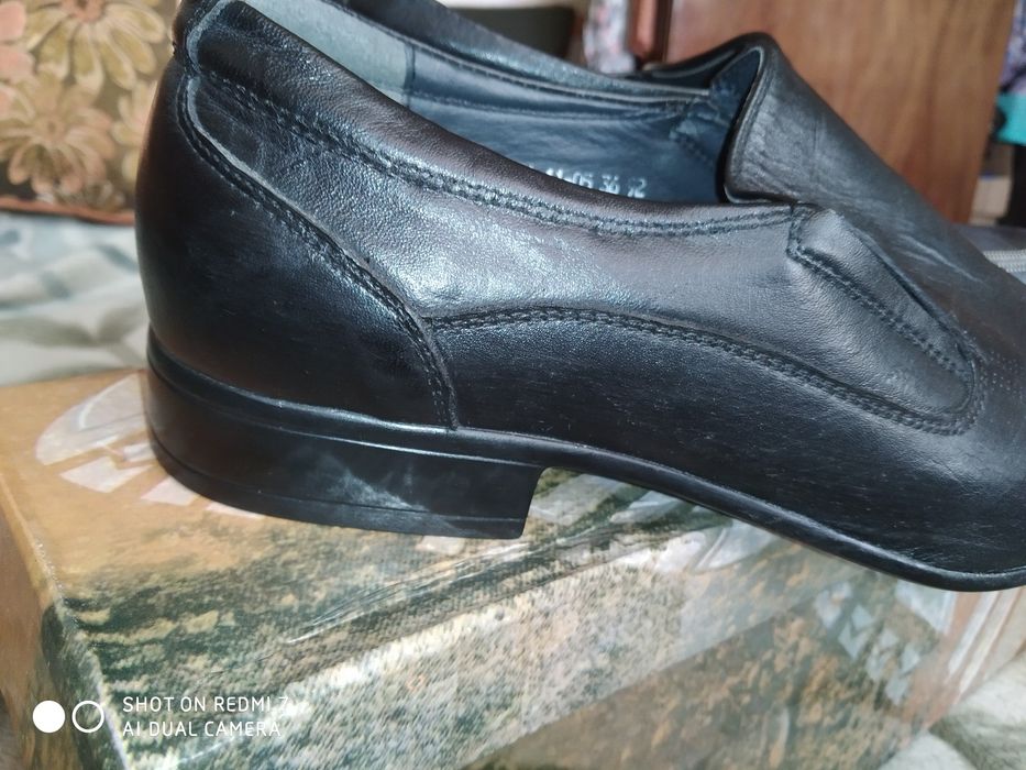 Кожаные туфли на мальчика р,36