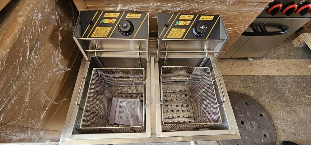 REDUCERE Friteuza cu robineti capacitate 14l+14l TRANSPORT GRATUIT