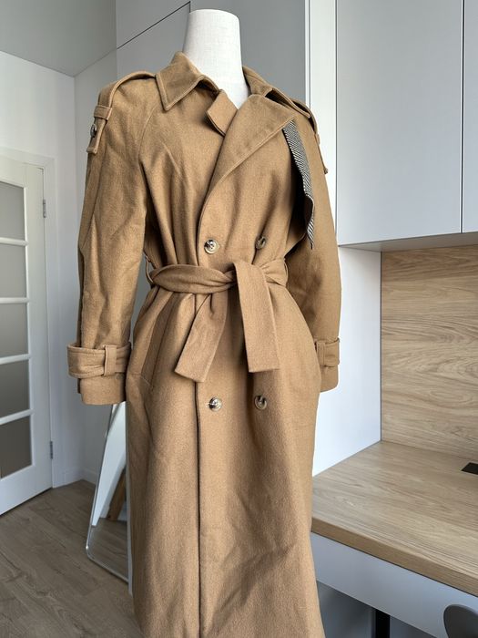 Тренч из мягкой шерсти для мальчика