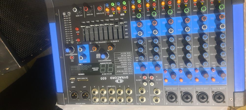 Микщерный Активный Пульт Toshkenda 8 kanal! Stereo kanal.  Dynacord.