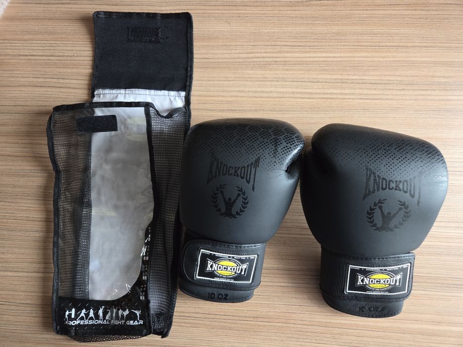 Manusi box piele Knockout