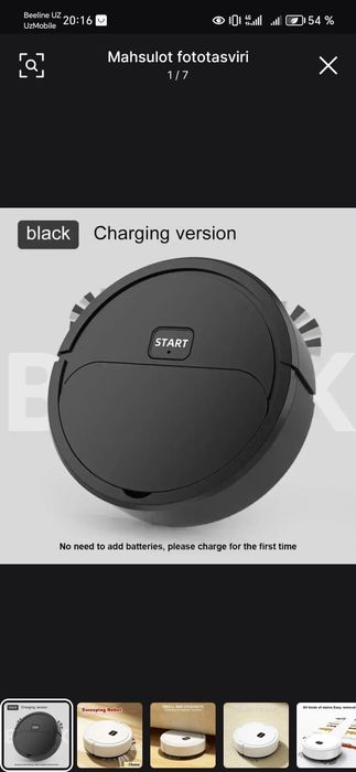 2024 Portativ mini uy robotli changyutgich