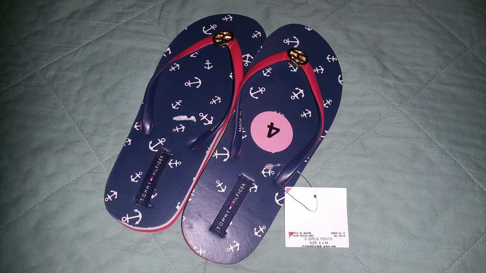 Шлепанцы-вьетнамки Tommy Hilfiger
