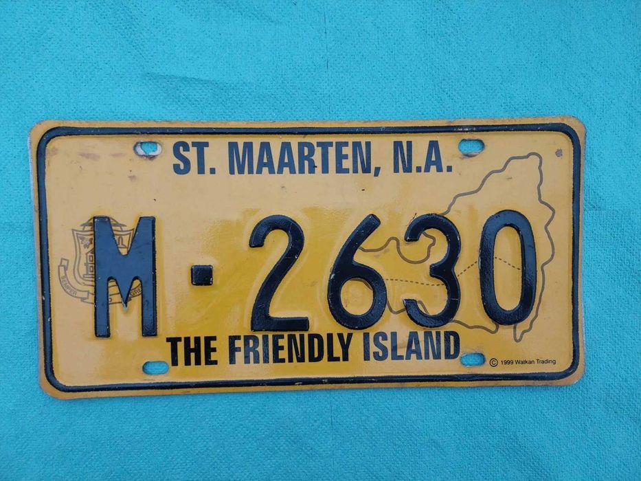 Plăcuță de înmatriculare St. Maarten (Sint Maarten) - N.A. - 1999