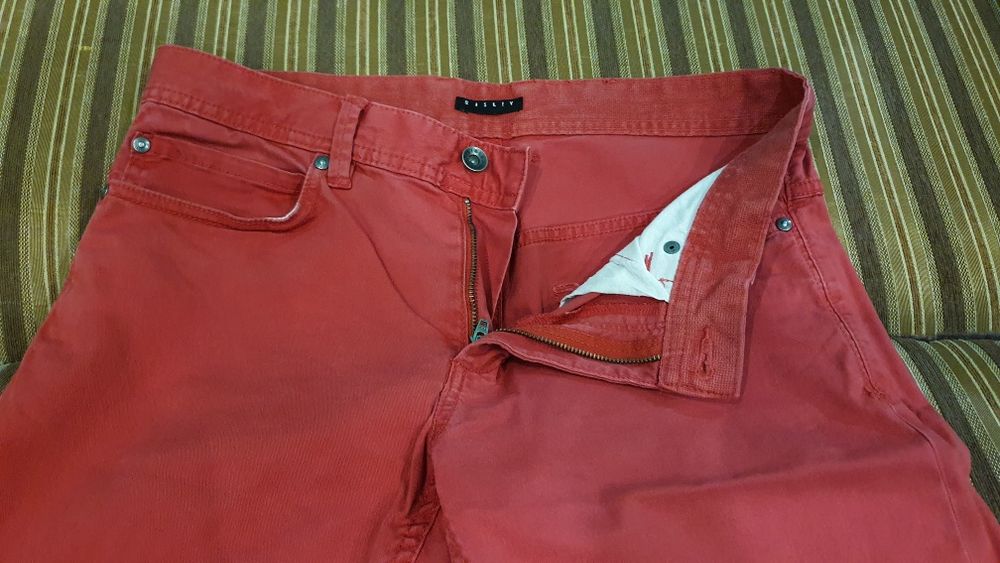 Брюки SISLEY красные