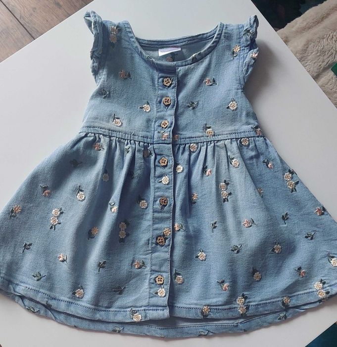 Prenatal дънкова детска рокличка