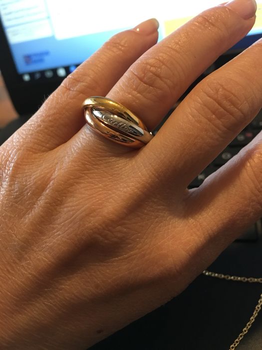 Позлатена  гривна Trinity de Cartier   750/18К