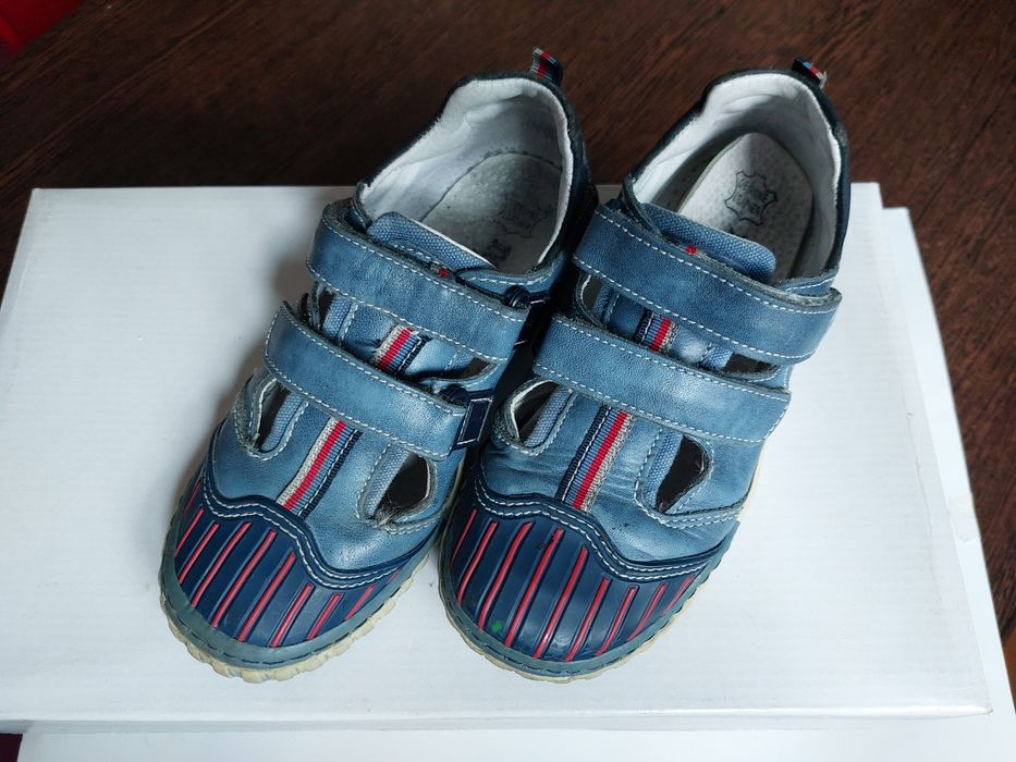 Pantofi din piele naturala nr. 30, MKids, unisex- UTILIZATI