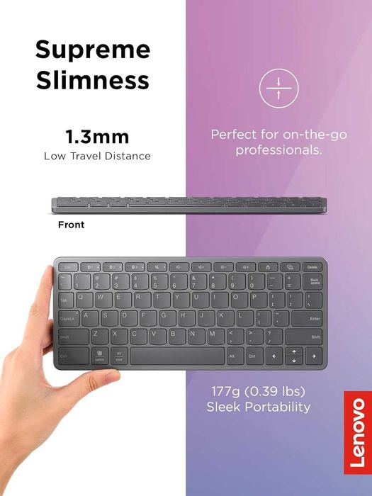 Беспроводная клавиатура Lenovo Multi-Device Wireless keyboard