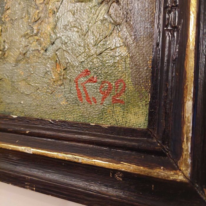 Картина пейзаж-маслени бои 1992, Г.Генов