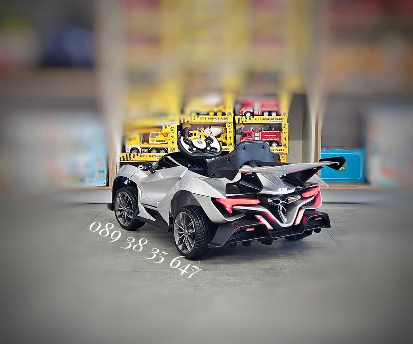 ТОП ЦЕНА!НОВО!Акумулаторна кола Flash с 4Х4,12V БАТЕРИЯ,меки гуми,USB