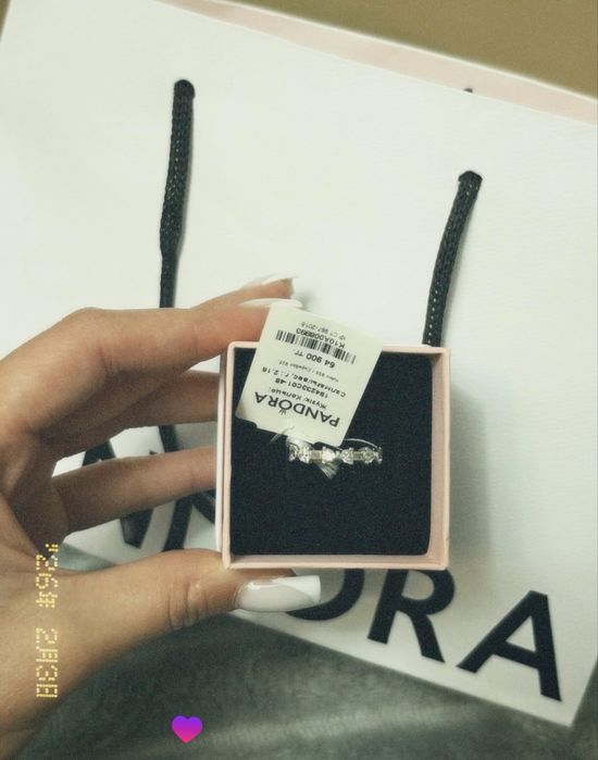Кольцо Pandora оригинал серебро 925 проба
