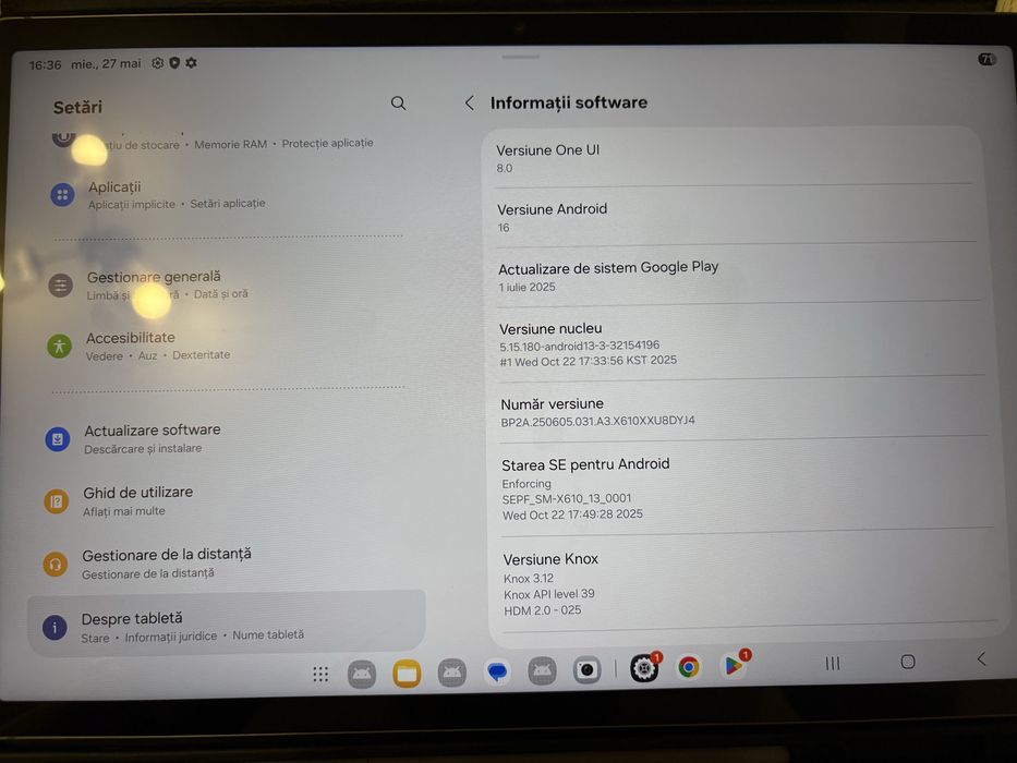 Tableta Samsung Galaxy Tab S9 FE+ și husă de protectie