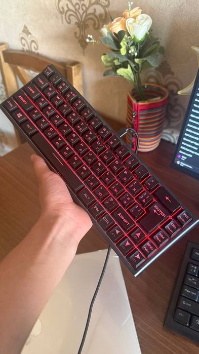 Клавиатура игровая 2e gaming kg350 black