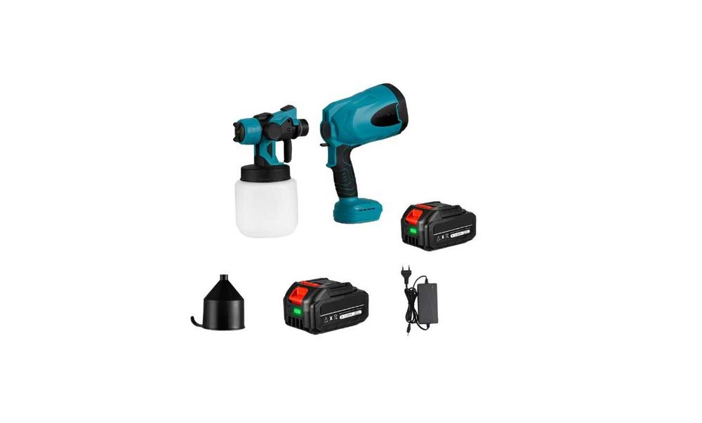 Aparat Pistol Electric De Vopsit Și Zugrăvit  2 Acumulatori