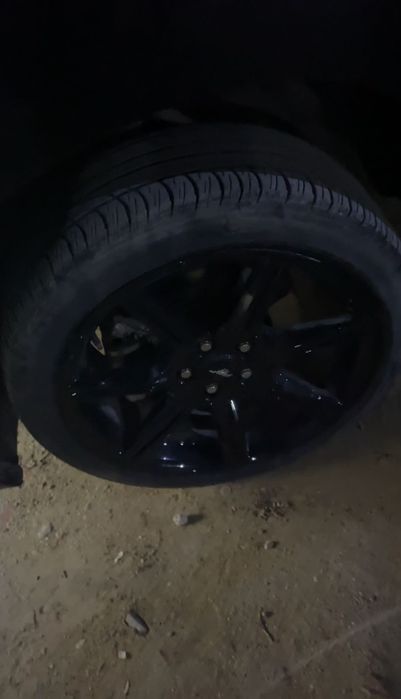 Титанка с шинами