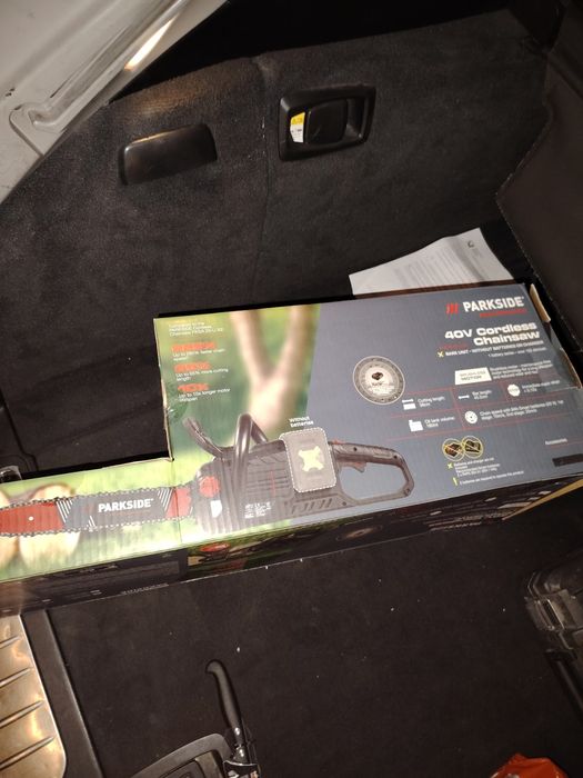 Drujba acumulator parkside performance 40 v fierastrau lanț nou