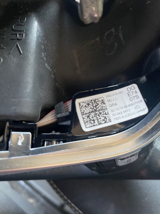 Volan golf 7 touran 3 passat b8 original