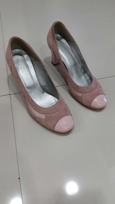 Pantofi piele cu toc m.38
