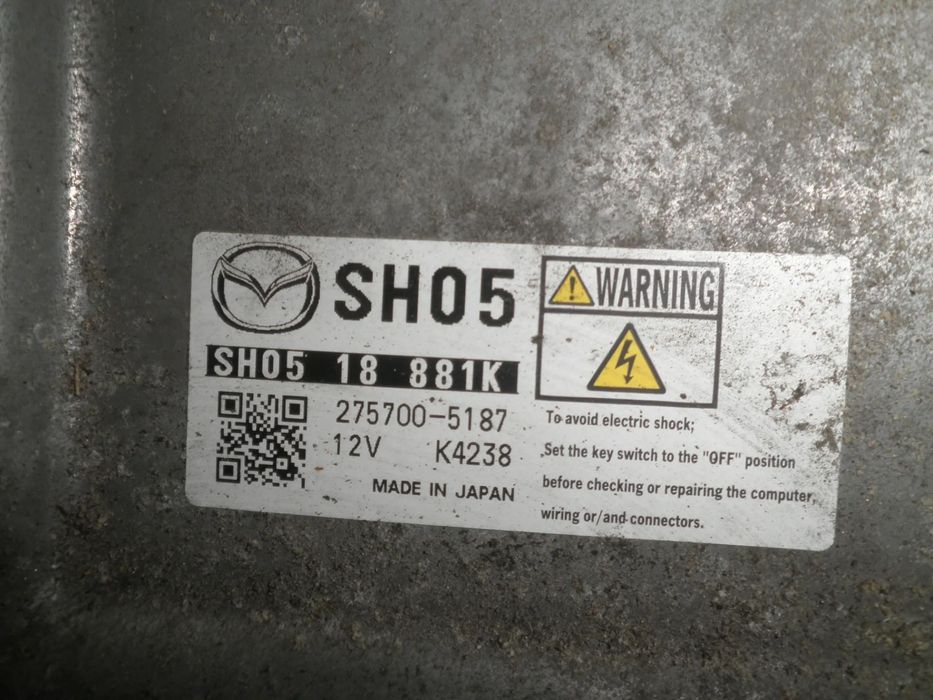 ECU / calculator motor Mazda 6 2.2 SkyActive 2013 2014 275700-5187 SH05 SH0518881K SH1418881 275700-6332