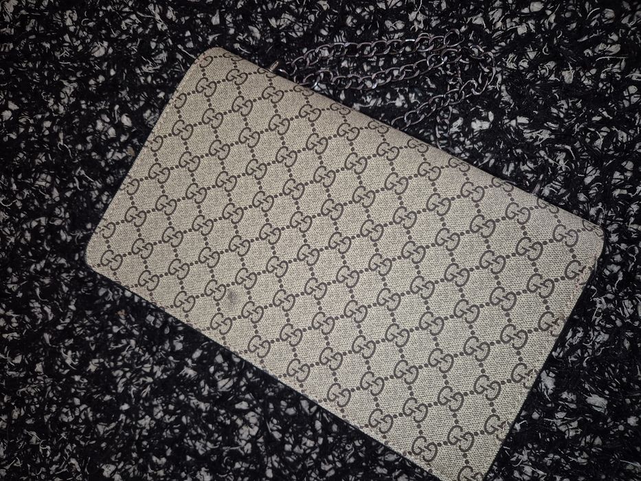 Гучи G.ucci Чанта ЕКРЮ И РОЗОВО