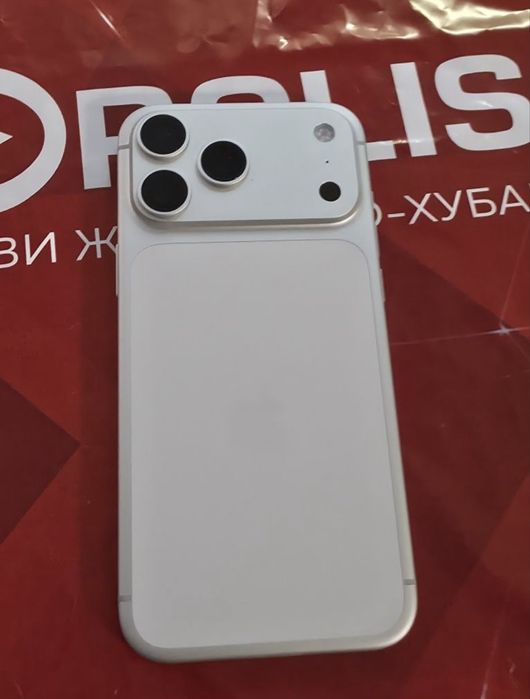 КАТО НОВ 512GB iPhone 17 Pro Max Технополис Гаранция 2027 Silver