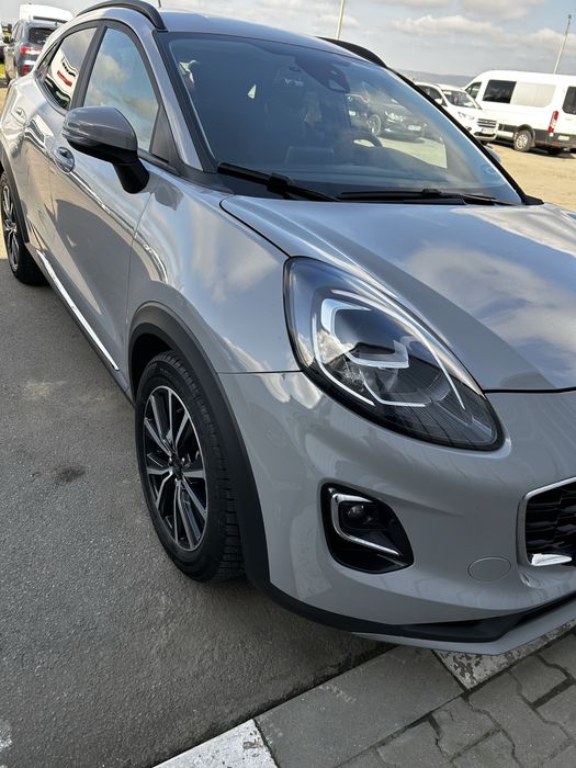 “Ford Puma 2021 Titanium mHEV | 73.000 km | GARANȚIE extinsă FORD 2028/ 100000 | Pachet iarnă | 2 seturi cauciucuri | Revizii Ford”