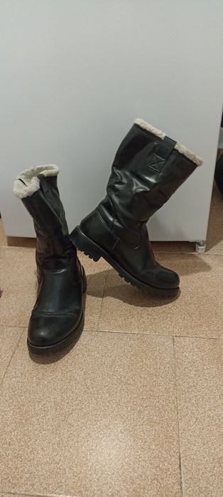 Топли дамски ботуши - номер 40