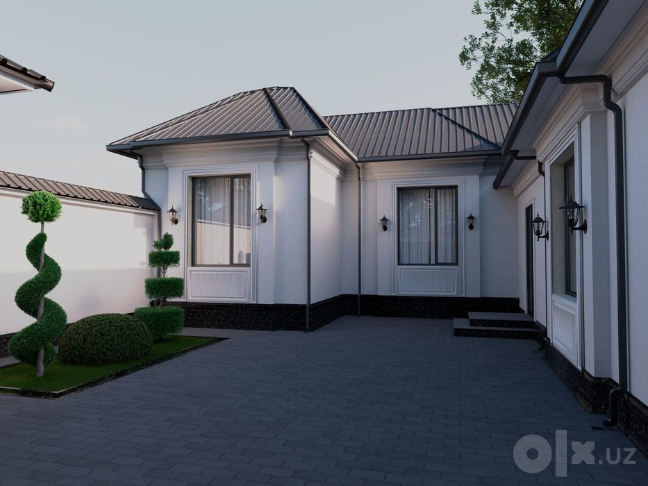 Чертежи в AutoCAD и визуализация в 3D max:План, фасад, разрезы