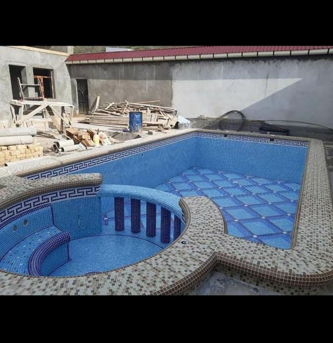 Бассейны водопады фонтаны барбекю хамам пруды беседки