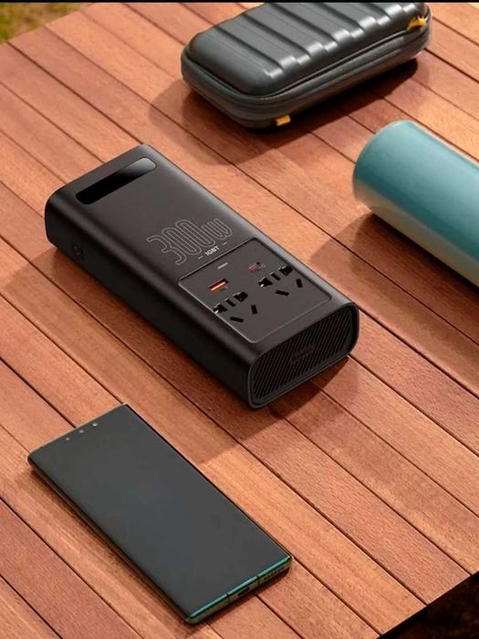 Инвертор автомобильный BASEUS 300W. 12В в 220В