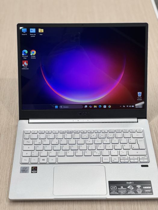 Ultrabook Acer Swift3 i7 10th 2k display carcasa aluminiu