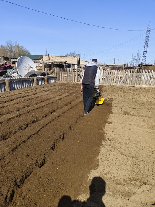 Услуги культиватора. Вспашка огородов