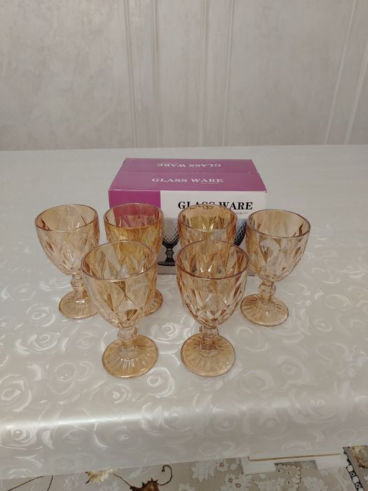 Фужер 12 штук  6 мың теңге