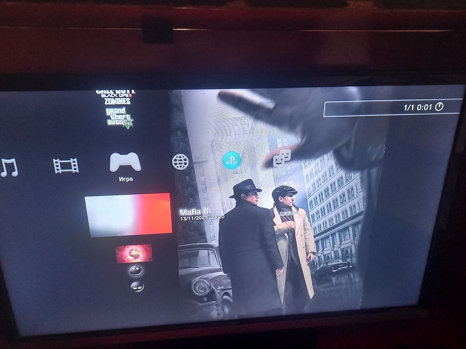 PS3 slim holati ideal tiniq 2 djoystik bor o'yinlar yozilgan