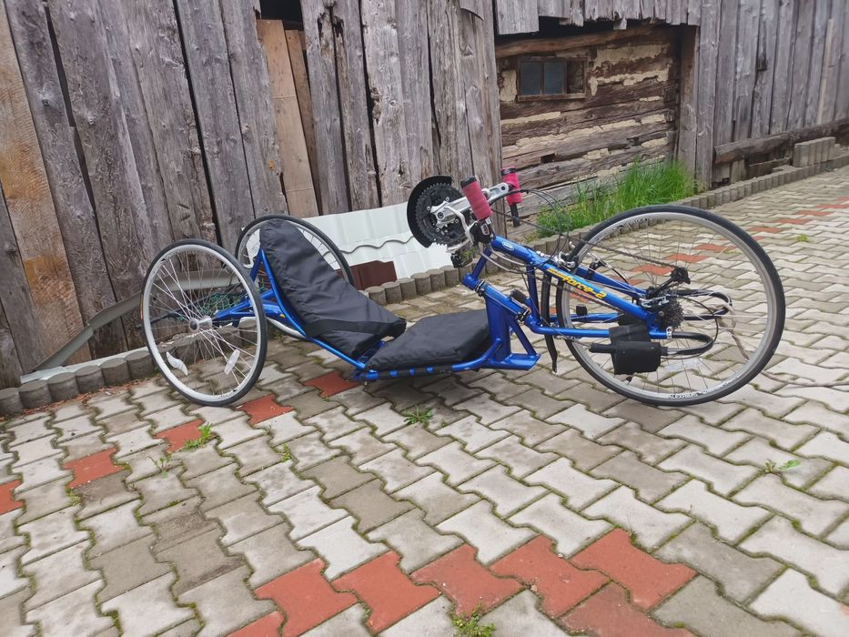 Handbike pt persoane cu dizabilități, bicicletă de mână,  trike