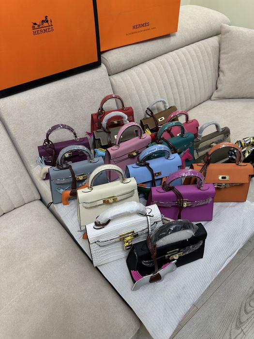 Geanta Hermes Kelly 19cm Piele naturala