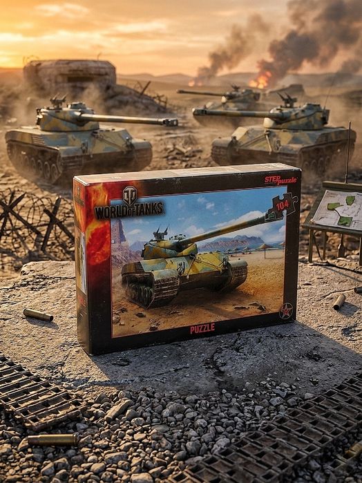 World of Tanks. Пазлы Коллекционные от Wargaming.