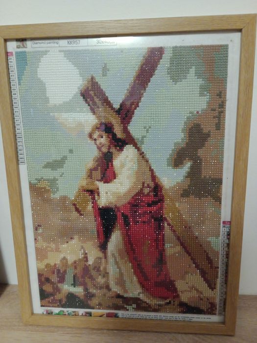 Tablou pictura cu diamante pictat manual