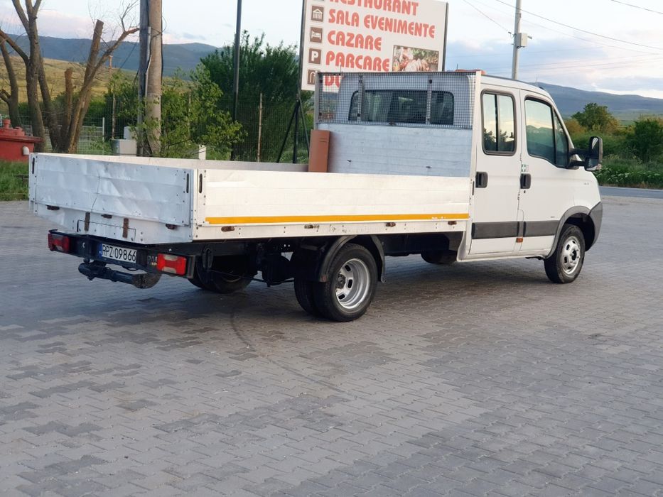 Iveco daily 35c12 [35c15 35c18 sprinter ] cabină dublă 7 locuri bena 3.40
