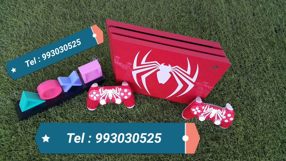 Playstation 4 PRO { 4K } HDR. 1.TB. Exclusive { SPIDER-MAN } Limited.