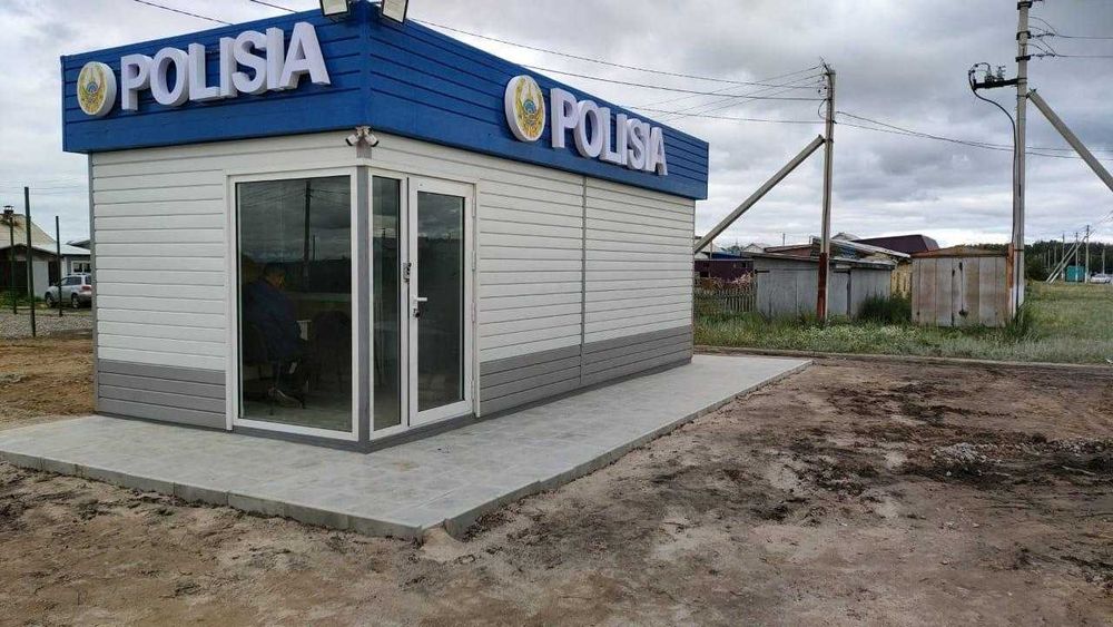 Полицейский пост из 20ф контейнера
