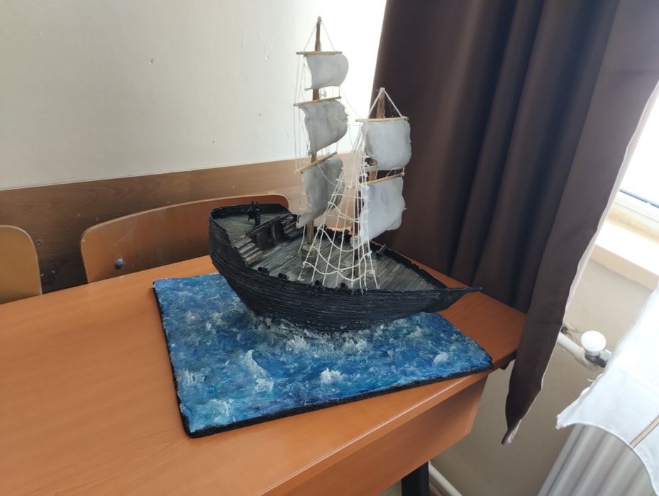 Machetă de corabie handmade
