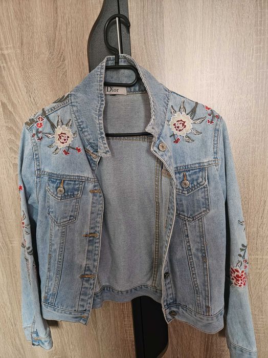 Дамско дънково яке