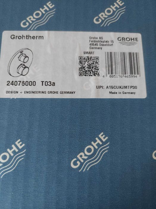 Контролен блок Grohe Grohtherm 24076000, Видим, Термостат,