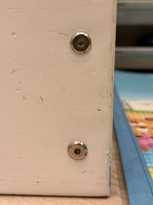 Кроаать детская напольная с бортиками + матрас